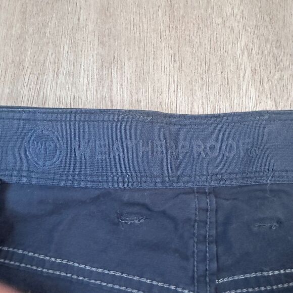 Weatherproof Men’s Pants 38x32 Light Black Grey Shadow Stretch Casual - Picture 5 of 7